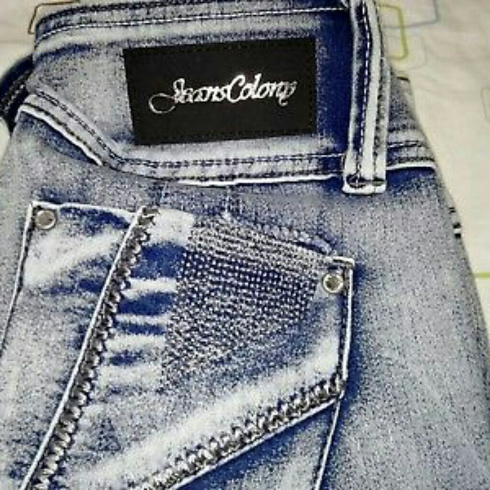 Colony Jeans Skinny Jean Grey Size 1